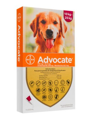 Advocate Perros De 10 Hasta 25 Kg