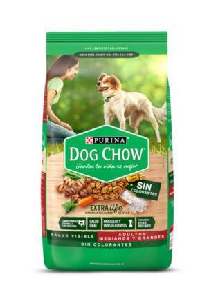 Dog Chow Adultos Medianos y Grandes Sin Colorantes