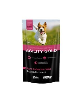Agility Gold Humedo Trozos De Cordero Adulto