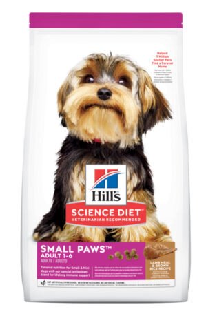 Hills-Science Diet Adult Small Paws Lamb Meal- Brown Rice Dog