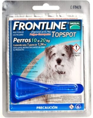 Frontline Pipeta De 10 Hasta 20 Kg  1 34 Ml