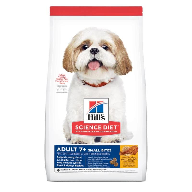 Hills Science Diet Adult 7 mas Small Bites Chicken Meal Dog