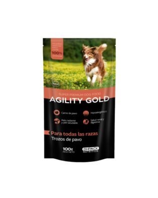 Agility Gold Pouch Trozos De Pavo Adulto