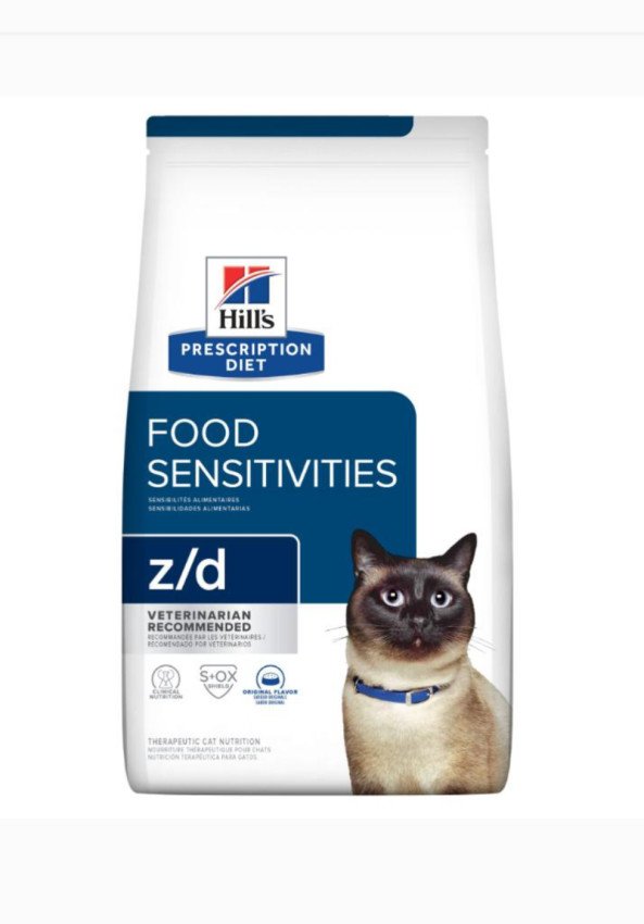 Hills Prescription Diet z - d Skin Food Sensitivities Cat